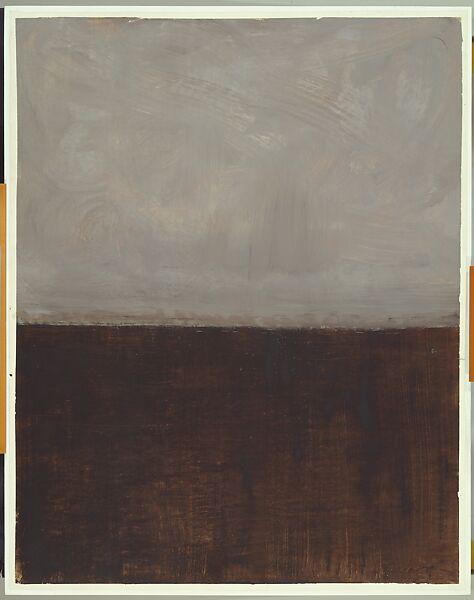 Artwork: Untitled (Brown and Gray) (1969) by Mark Rothko