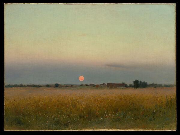 Artwork: Giverny, Harvest Moon by Charles H. Davis