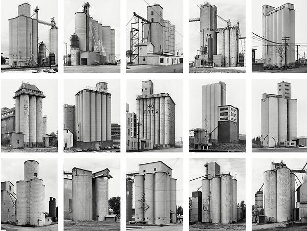 Artwork: Grain Elevators by Bernd Becher, Hilla Becher