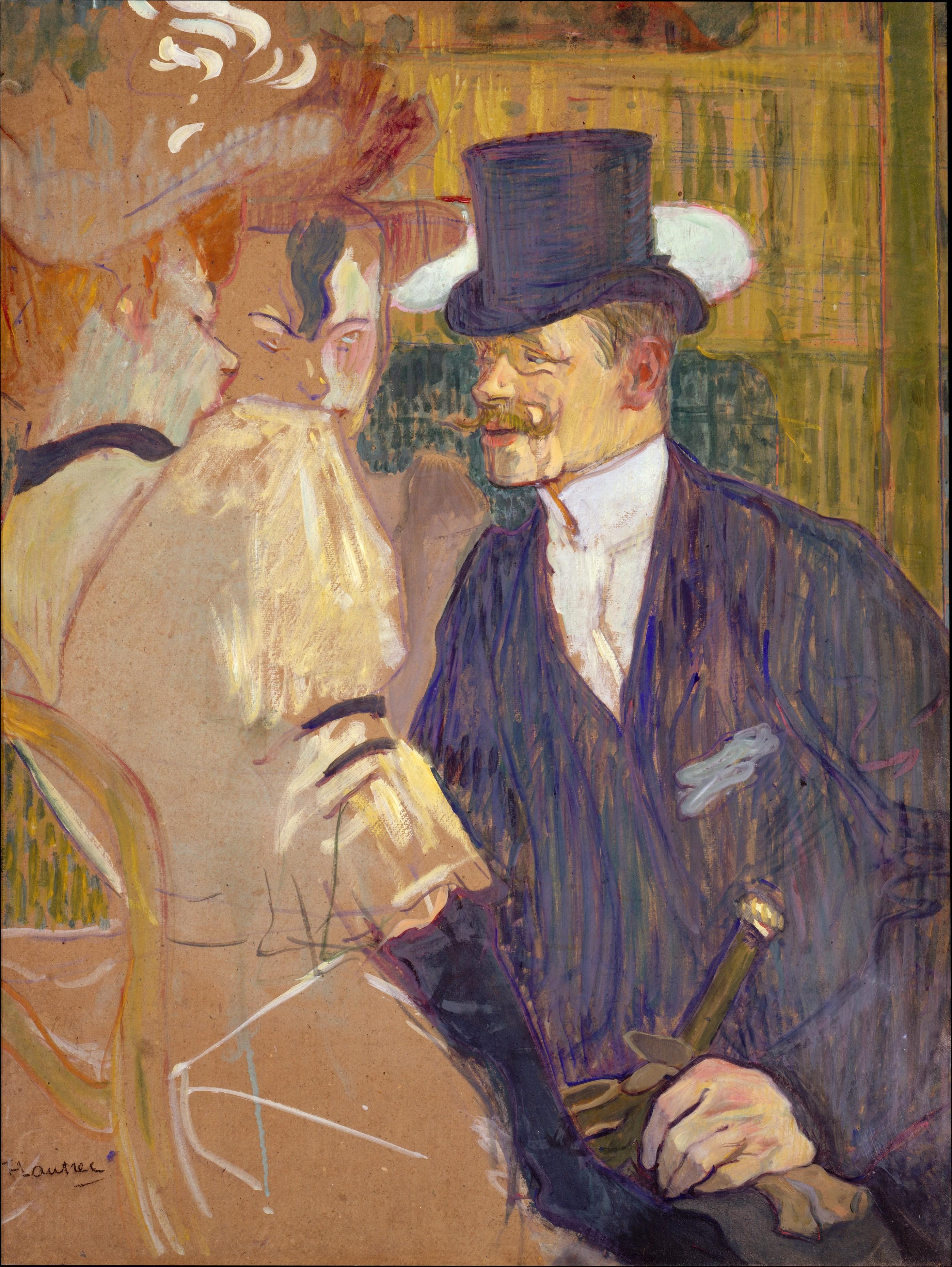 Artwork: The Englishman by Henri de Toulouse-Lautrec