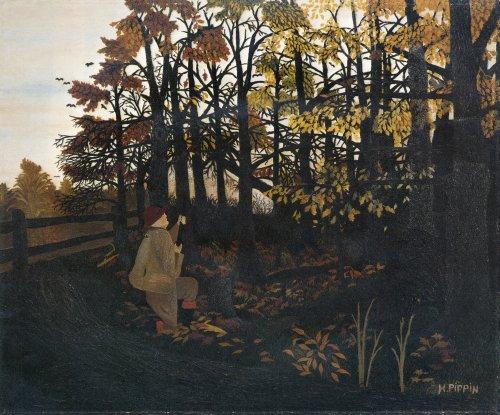 Artwork: The Squirrel Hunter by Horace Pippin