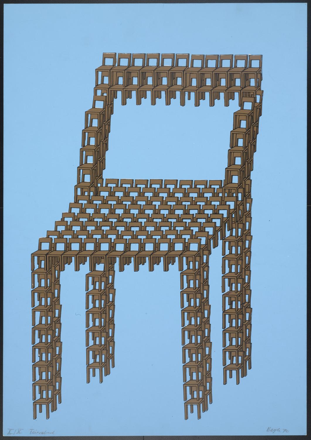 Artwork: Chairs Up by Thomas Bayrle