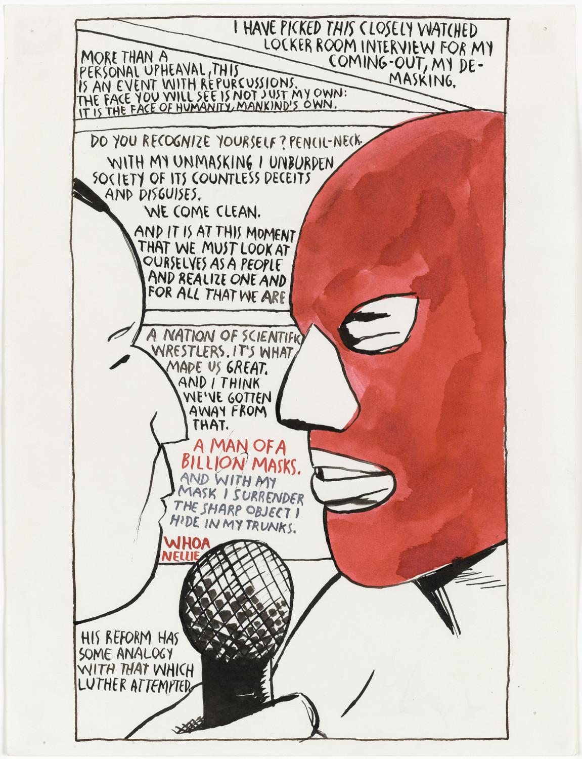 Artwork: No Title (I Have Picked...) by Raymond Pettibon