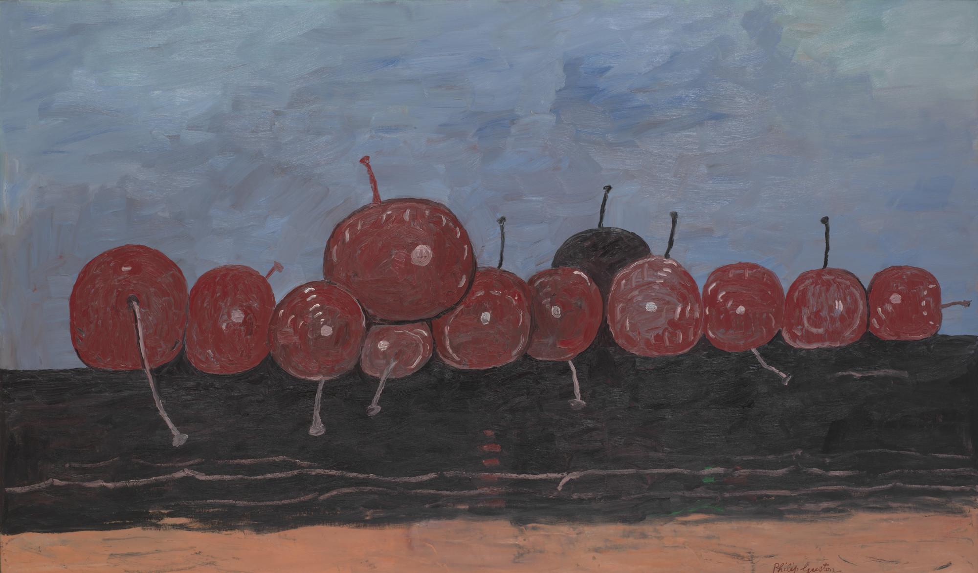 Artwork: Cherries by Phillip Guston